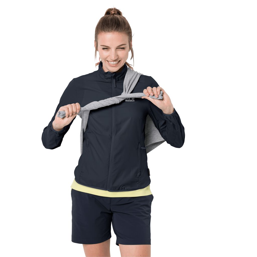 Jack Wolfskin JWP WIND softshell μπουφαν γυναικεια μπλε | GR2845268